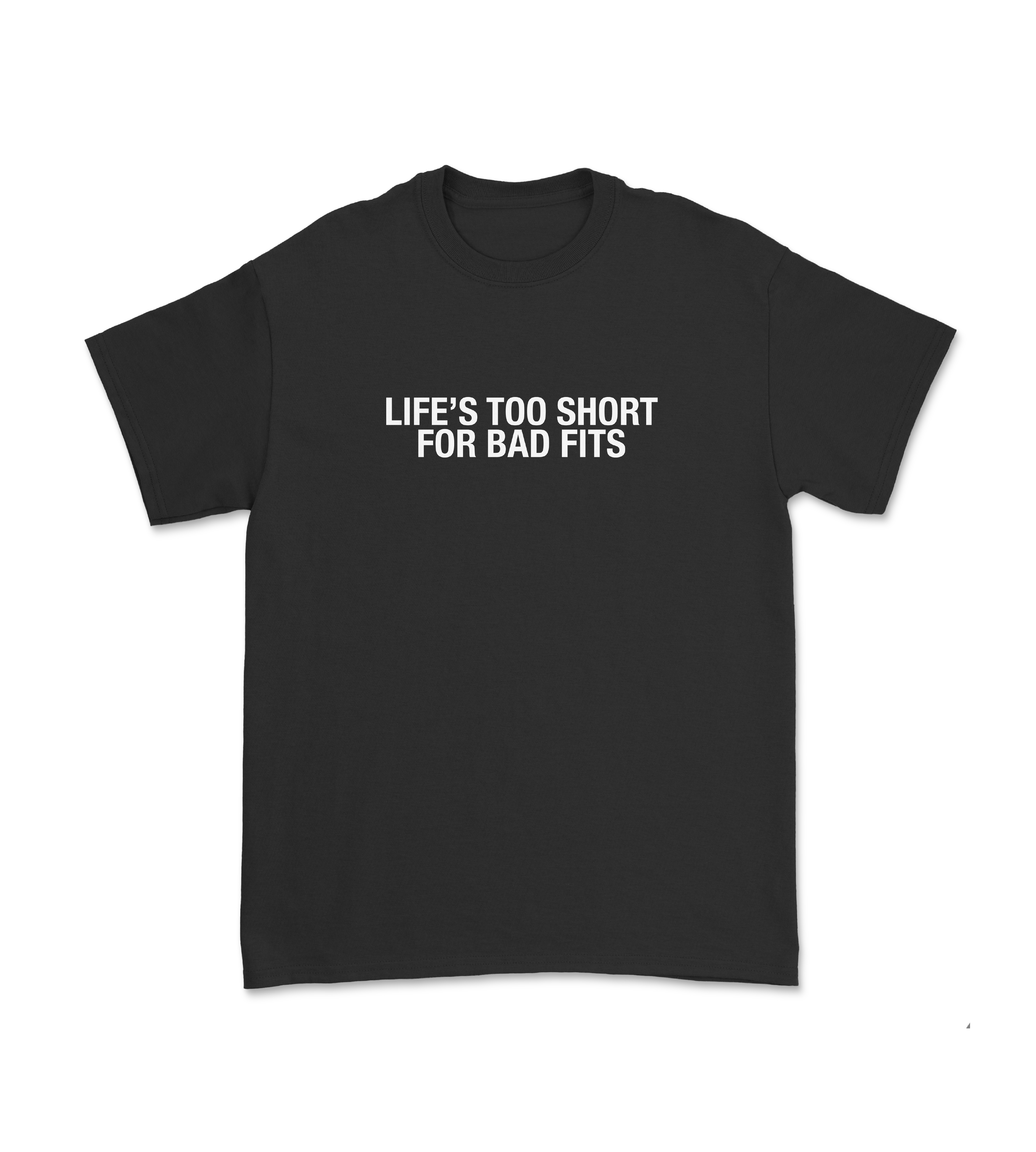 Life's Too Short Essential Tee (Black)
