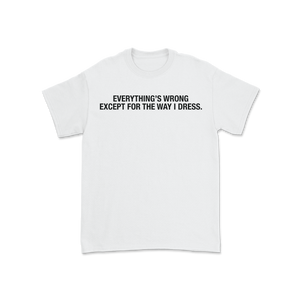 *Message Tee (White)
